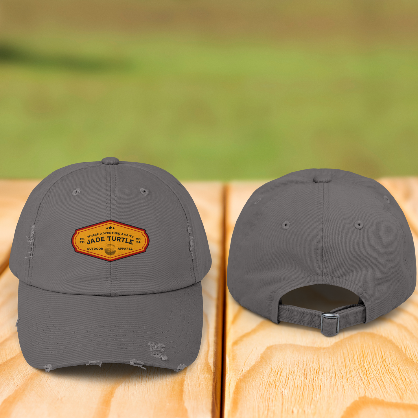 Jade Turtle Badge Hat