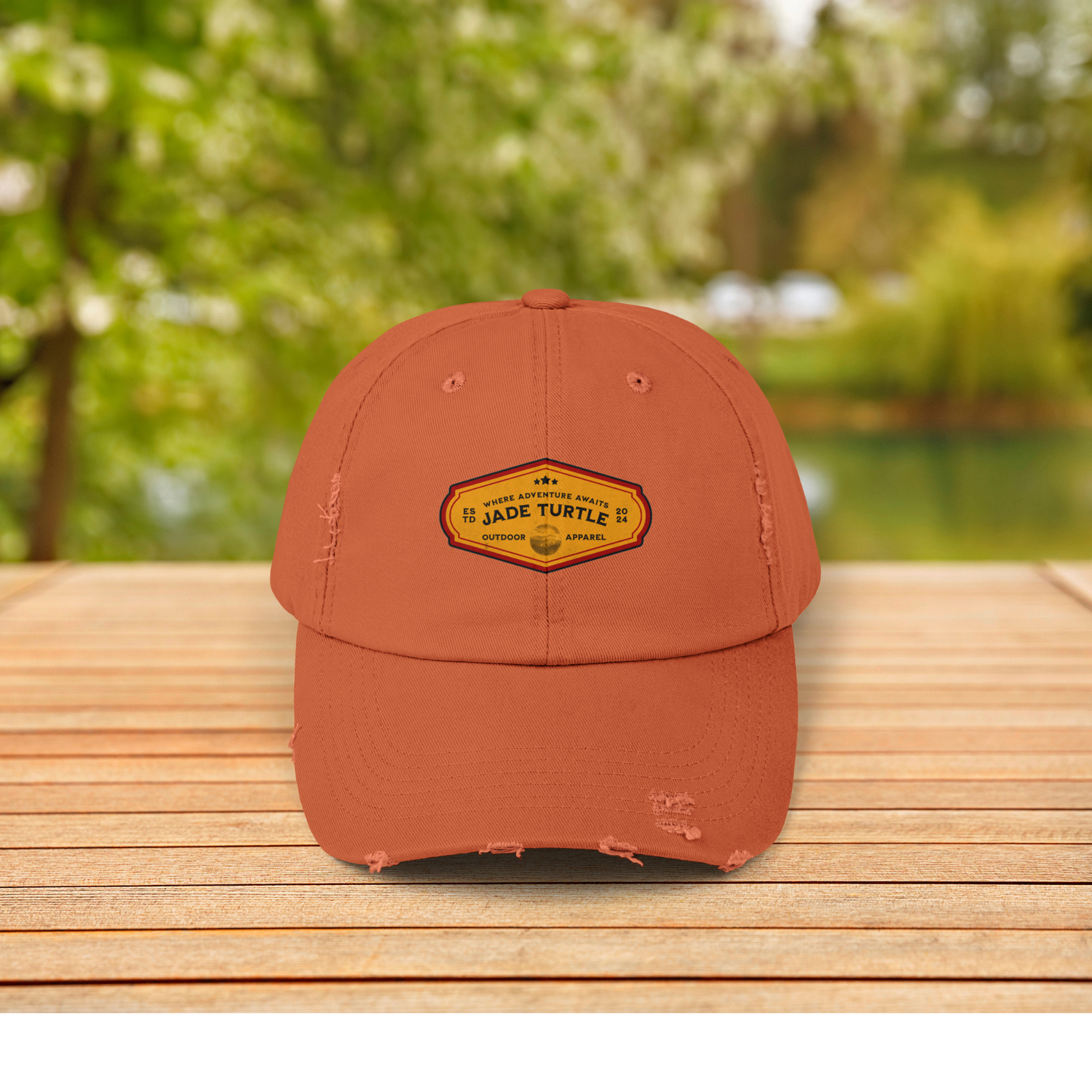Jade Turtle Badge Hat