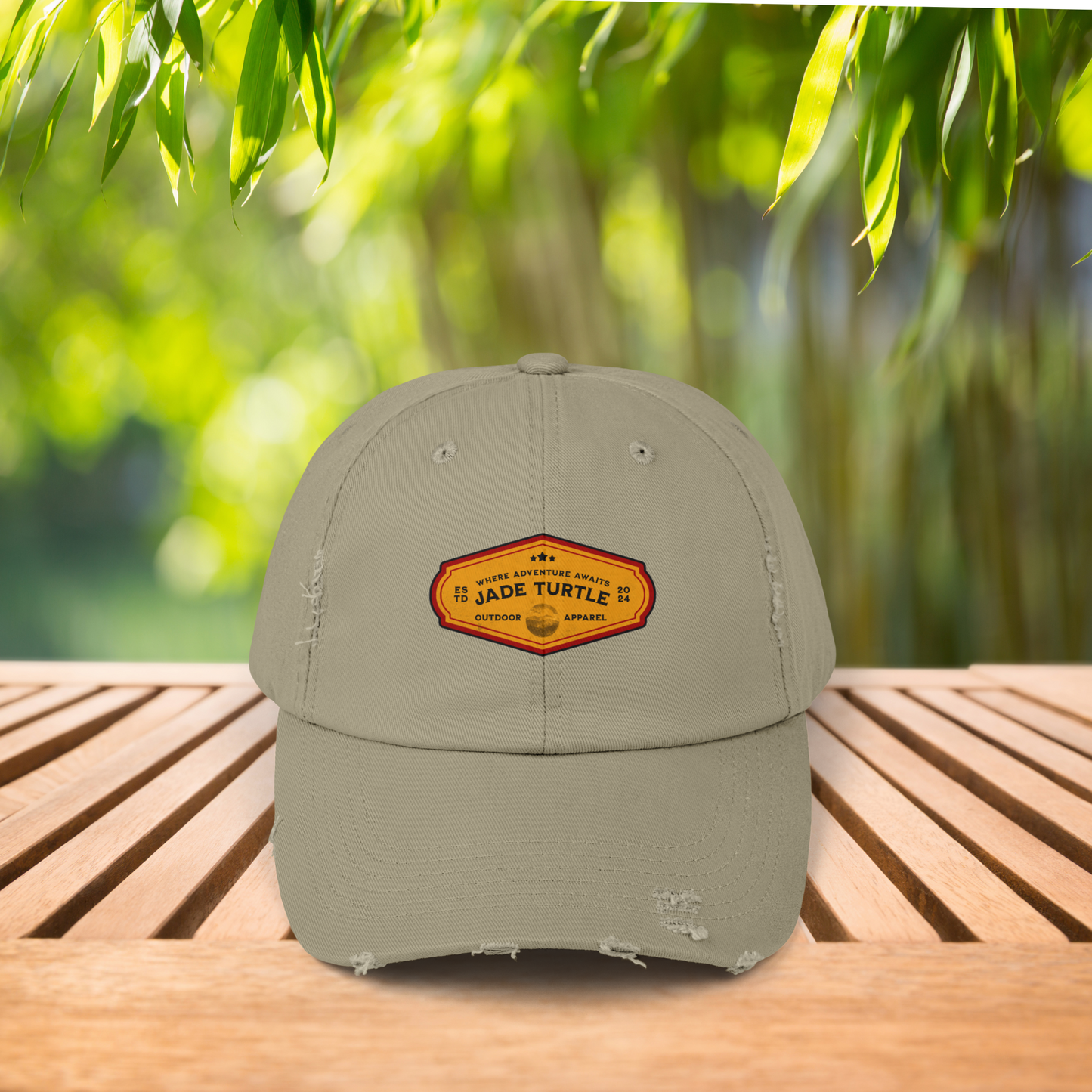 Jade Turtle Badge Hat