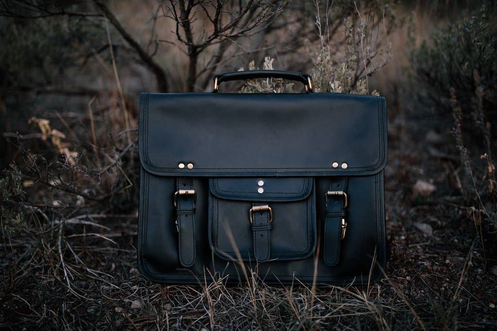 Buffalo Leather Briefcase