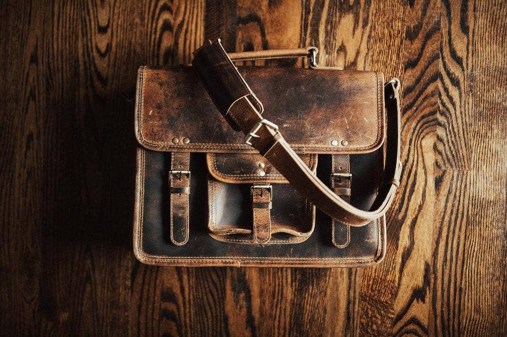 Buffalo Leather Briefcase