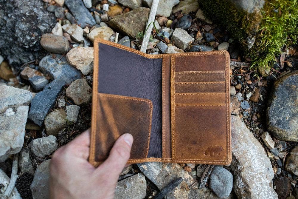 Buffalo Leather Passport Wallet