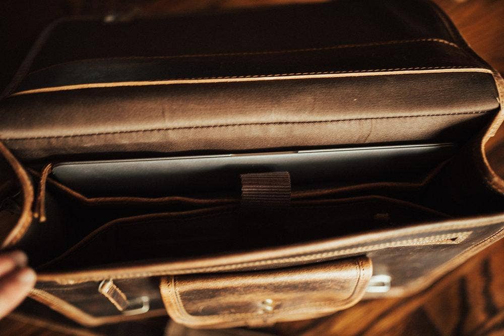 Buffalo Leather Briefcase