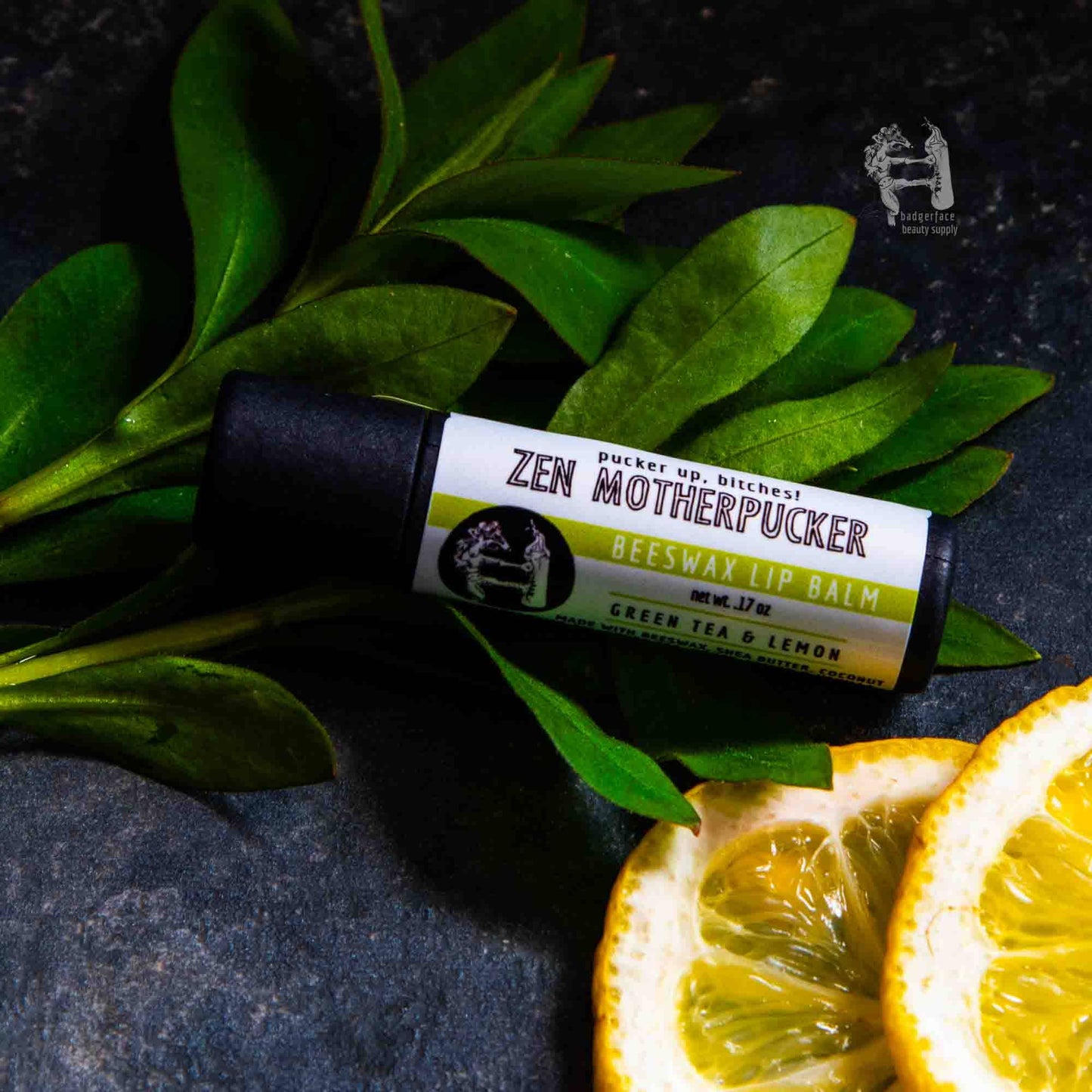 Natural, Plastic-Free Lip Balm with Shea Butter.