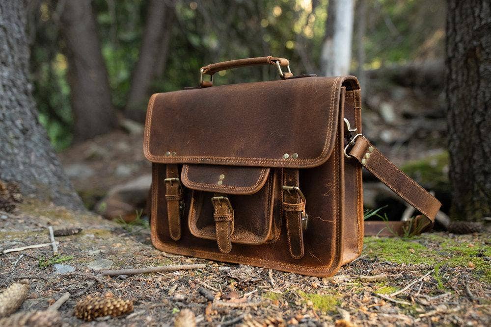 Buffalo Leather Briefcase