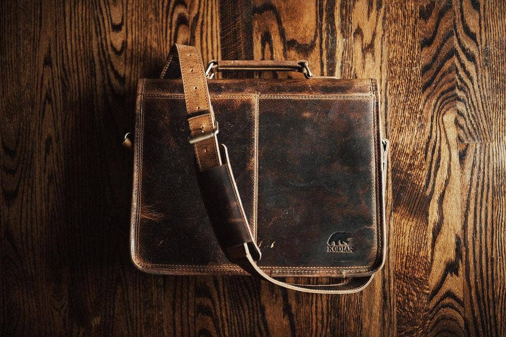 Buffalo Leather Briefcase