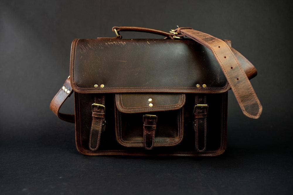 Buffalo Leather Briefcase